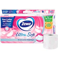 Zewa Toilettenpapier Ultra Soft 4-lagig, 8 Rollen Zewa Toilettenpapier Ultra Soft 4-lagig, 8 Rollen von Zewa