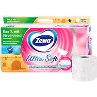 Zewa Toilettenpapier Ultra Soft 4-lagig, 8 Rollen von Zewa