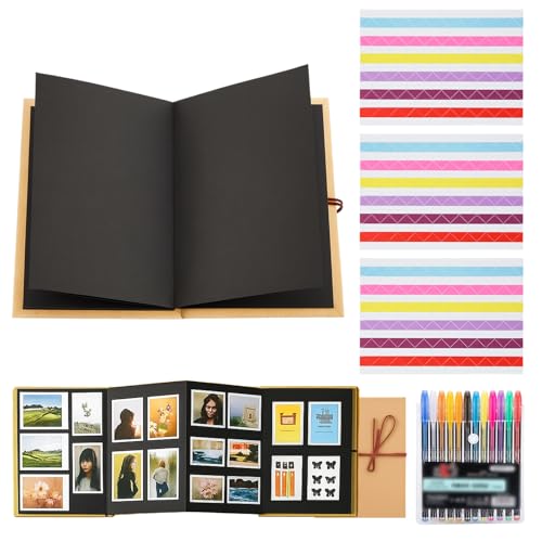 Fotoalbum Zum Selbstgestalten, Mini Fotoalbum DIY 5 inch, 18×12cm Handliches Scrapbook Für Erinnerungen, für Hausgemachtes Handwerk, Geburtstagsgeschenke, Hochzeitsgeschenke Fotoalbum Zum Selbstgestalten, Mini Fotoalbum DIY 5 inch, 18×12cm Handliches Scrapbook Für Erinnerungen, für Hausgemachtes Handwerk, Geburtstagsgeschenke, Hochzeitsgeschenke von ZexJpr