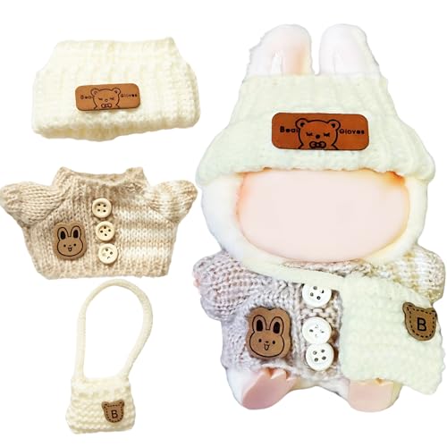 Labobo Kleidung 3er Set, Streifen Bluse mit Knöpfen und Weißer Umschlagkappe, Kreatives Puppen Outfit für Kinder 8-14 Jahre, Labobo Accessoires für Spielzeugfiguren, Rollenspiel Kostüm Labobo Kleidung 3er Set, Streifen Bluse mit Knöpfen und Weißer Umschlagkappe, Kreatives Puppen Outfit für Kinder 8-14 Jahre, Labobo Accessoires für Spielzeugfiguren, Rollenspiel Kostüm von ZexJpr