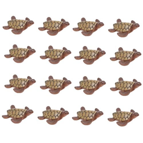 16er-Pack Mini-Schildkrötenpuppen Aus Kunstharz, DIY-Dekor Für Aquarium, Landschaftsbau Und Schreibtisch 16er-Pack Mini-Schildkrötenpuppen Aus Kunstharz, DIY-Dekor Für Aquarium, Landschaftsbau Und Schreibtisch von Zeyeo