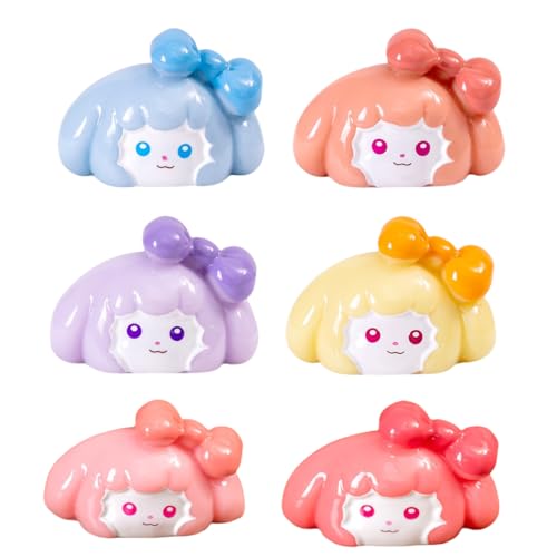 6er-Pack Süße DIY-Welpenpuppen Mit Schleife Für Kuchendekoration Und Ornament 6er-Pack Süße DIY-Welpenpuppen Mit Schleife Für Kuchendekoration Und Ornament von Zeyeo