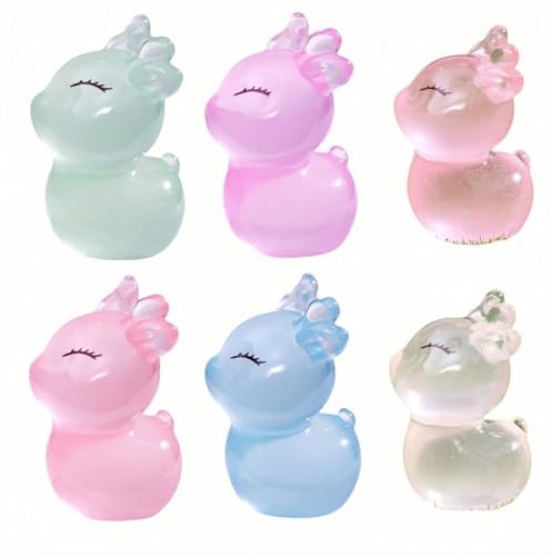 8er-Pack Niedliche Leuchtende Hirschfiguren, Kuchendekor Und Gartenornamente von Zeyeo