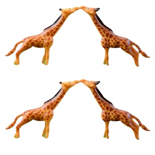 Mini-Giraffenstatuen, 4er-Pack, DIY-Gartendeko Im Topf, Kleine Tierornamente Für Die Landschaftsgestaltung Mini-Giraffenstatuen, 4er-Pack, DIY-Gartendeko Im Topf, Kleine Tierornamente Für Die Landschaftsgestaltung von Zeyeo