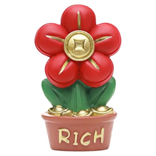 Miniaturfiguren: Heilende Topfornamente, Büro-Schreibtischdekor Mit Blumen(Flowers) von Zeyeo