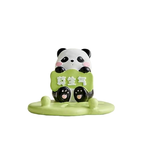 Panda-Kuchenaufsätze – Handyständer Und Schreibtisch-Ornamente Für Die Bürodekoration(Don't Be Angry) von Zeyeo