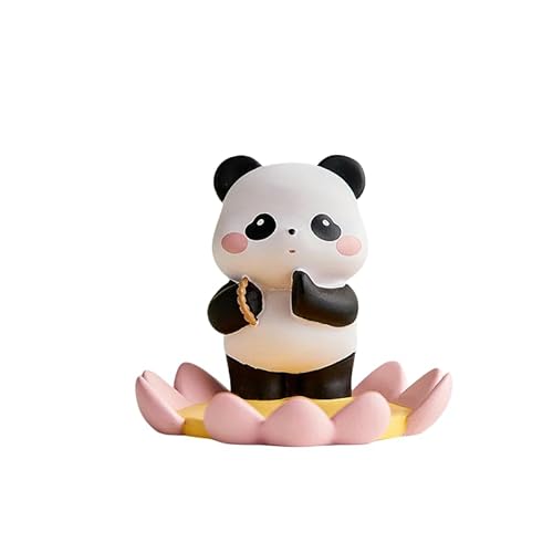 Panda-Kuchenaufsätze – Handyständer Und Schreibtisch-Ornamente Für Die Bürodekoration(Good Luck Lianlian) von Zeyeo