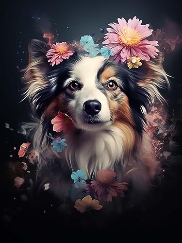 Zeyevan Diamond Painting Hunde Zubehör Bilder, DIY 5D Diamant Painting Bilder Lebewesen Kreuzstich Strass Stickerei Handwerk Für Home Office Wanddekoration 30x40cm Zeyevan Diamond Painting Hunde Zubehör Bilder, DIY 5D Diamant Painting Bilder Lebewesen Kreuzstich Strass Stickerei Handwerk Für Home Office Wanddekoration 30x40cm von Zeyevan