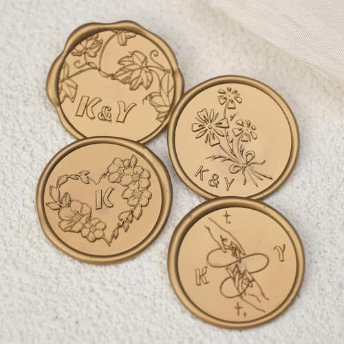 Selbstklebende Wachssiegel Personalisiert, Selbstklebende Wachssiegel mit Ihrem Designbild Aufkleber verleihen Ihren Einladungen einen Hauch von Eleganz, perfekt für Hochzeiten und besondere Anlässe Selbstklebende Wachssiegel Personalisiert, Selbstklebende Wachssiegel mit Ihrem Designbild Aufkleber verleihen Ihren Einladungen einen Hauch von Eleganz, perfekt für Hochzeiten und besondere Anlässe von Zezirdas