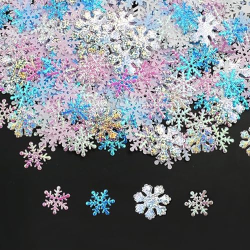 Zfseyuh 1000 Stück Schneeflocken Konfetti,Weihnachtsdeko Weihnachtskonfetti Weiß Blau Rosa Silber Schneeflocken Deko für Winter Tischdeko Weihnachten Hochzeit Tischdekoration 2 cm,3 cm Zfseyuh 1000 Stück Schneeflocken Konfetti,Weihnachtsdeko Weihnachtskonfetti Weiß Blau Rosa Silber Schneeflocken Deko für Winter Tischdeko Weihnachten Hochzeit Tischdekoration 2 cm,3 cm von Zfseyuh