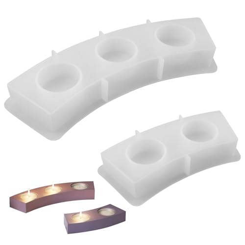Zfseyuh 2 Stück Silikonform Kerzenhalter, Gießform Beton Kerzenhalter Beton Silikonform Gebogene Giessformen für Kerzen, Urlaub, Hochzeit, Heimdekoration Zfseyuh 2 Stück Silikonform Kerzenhalter, Gießform Beton Kerzenhalter Beton Silikonform Gebogene Giessformen für Kerzen, Urlaub, Hochzeit, Heimdekoration von Zfseyuh