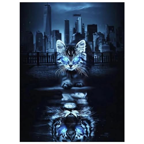 Zfseyuh Diamond Painting Katze Tiger,Diamond Painting 30 * 40cm Diamant Painting Bilder Erwachsene Diamant-Mal-Sets Anfänger Schlafzimmer Wand Dekoration Zfseyuh Diamond Painting Katze Tiger,Diamond Painting 30 * 40cm Diamant Painting Bilder Erwachsene Diamant-Mal-Sets Anfänger Schlafzimmer Wand Dekoration von Zfseyuh