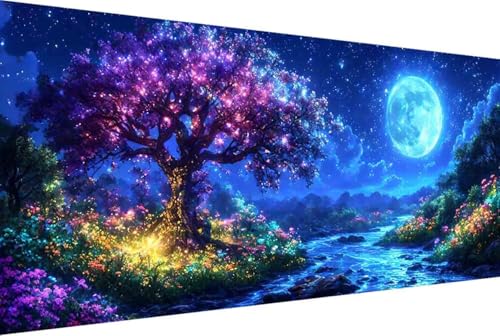 Baum Malen Nach Zahlen Erwachsene Rahmenlos Mond Malen Nach Zahlen XXL 100x200cm Paint by Numbers Adult mit Acrylfarben Set und 4 Pinsel Ölgemälde Leinwand Bastelset Geschenke und Heimdekoration -445D Baum Malen Nach Zahlen Erwachsene Rahmenlos Mond Malen Nach Zahlen XXL 100x200cm Paint by Numbers Adult mit Acrylfarben Set und 4 Pinsel Ölgemälde Leinwand Bastelset Geschenke und Heimdekoration -445D von Zgcoyeo