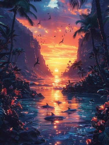 Landschaft Diamond Painting Meer Diamond Painting Erwachsene, 5D Diamanten Malerei Bilder Kinder Anfänger DIY Vollbohrer Kristall Stickerei Kreuzstich Bastelset Home Wand Deko Geschenke 40x50cm -34hQ Landschaft Diamond Painting Meer Diamond Painting Erwachsene, 5D Diamanten Malerei Bilder Kinder Anfänger DIY Vollbohrer Kristall Stickerei Kreuzstich Bastelset Home Wand Deko Geschenke 40x50cm -34hQ von Zgcoyeo
