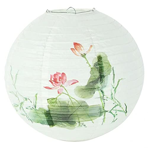 Runder Papierlaternen-lampenschirm, 30 cm, Papierlampenschirm, Dekor, Chinesischer Stil, Hängelampenschirm Für Restaurant, Zuhause Runder Papierlaternen-lampenschirm, 30 cm, Papierlampenschirm, Dekor, Chinesischer Stil, Hängelampenschirm Für Restaurant, Zuhause von Zghhc
