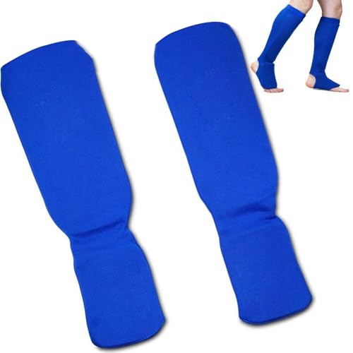 Zghhc 1 Paar Elastische Stoff-schienbein- Und RIST-gepolsterte Schützer, Kickboxen, Muay Thai, RIST, Gepolstertes Training, Sparring, Schienbeinschoner, Judo-zubehör Zghhc 1 Paar Elastische Stoff-schienbein- Und RIST-gepolsterte Schützer, Kickboxen, Muay Thai, RIST, Gepolstertes Training, Sparring, Schienbeinschoner, Judo-zubehör von Zghhc