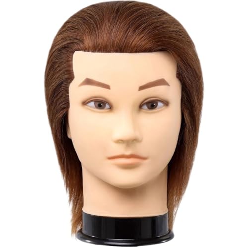 Zghhc Friseur-übungskopf Echthaar, Mannequinkopf, Manikin-puppenkopf Für Die Schönheitsschule, Haarstyling-Training Zghhc Friseur-übungskopf Echthaar, Mannequinkopf, Manikin-puppenkopf Für Die Schönheitsschule, Haarstyling-Training von Zghhc