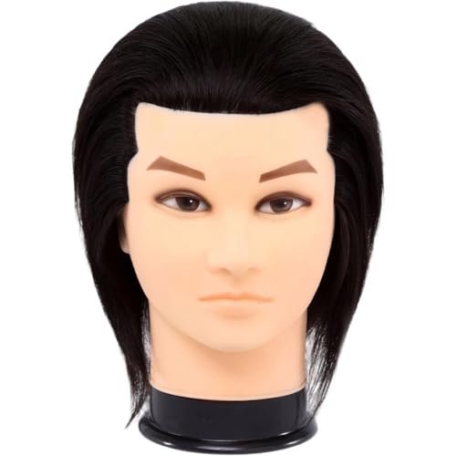 Zghhc Friseur-übungskopf Echthaar, Mannequinkopf, Manikin-puppenkopf Für Die Schönheitsschule, Haarstyling-Training Zghhc Friseur-übungskopf Echthaar, Mannequinkopf, Manikin-puppenkopf Für Die Schönheitsschule, Haarstyling-Training von Zghhc