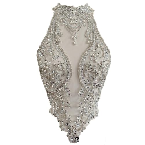 Zghhc -Spitzen-Applikation, Nähen, Perlen-aufnäher, Brautkleid-Applikation, Kleid-Kleidungs-aufnäher Für DIY-hochzeitskleid Zghhc -Spitzen-Applikation, Nähen, Perlen-aufnäher, Brautkleid-Applikation, Kleid-Kleidungs-aufnäher Für DIY-hochzeitskleid von Zghhc