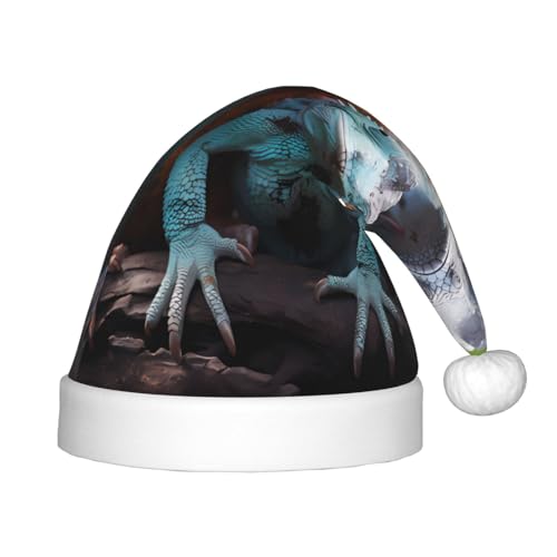 ZhRiYan 4 bunte Eidechsen, klassische Weihnachtsmann-Kopfbedeckung, Weihnachtsmann, Neujahr, Party, warme Urlaubsmütze, perfekte Kopfbedeckung für Weihnachten, Halloween ZhRiYan 4 bunte Eidechsen, klassische Weihnachtsmann-Kopfbedeckung, Weihnachtsmann, Neujahr, Party, warme Urlaubsmütze, perfekte Kopfbedeckung für Weihnachten, Halloween von ZhRiYan