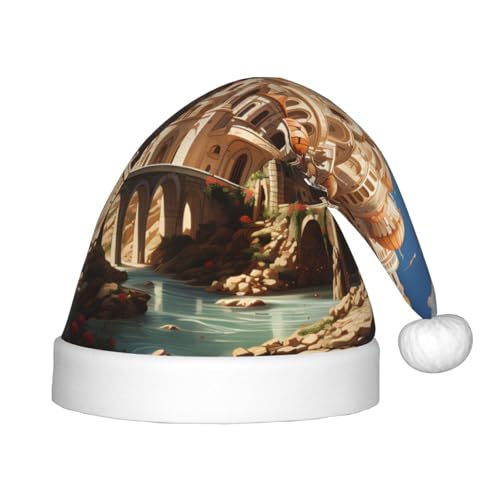 ZhRiYan Anime Castle Sky Classic Santa Xmas New Year Party Headwear - Warm Holiday Hat - Perfect Headpieces for Christmas, Halloween ZhRiYan Anime Castle Sky Classic Santa Xmas New Year Party Headwear - Warm Holiday Hat - Perfect Headpieces for Christmas, Halloween von ZhRiYan