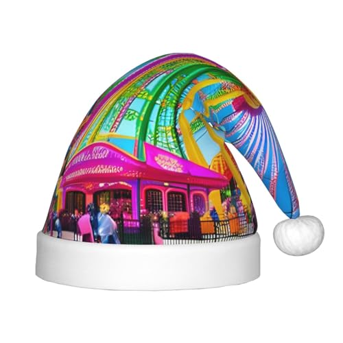 ZhRiYan Corlorful Park Klassische Weihnachtsmann-Kopfbedeckung für Weihnachten, Neujahr, Party, warme Feiertagsmütze, perfekte Kopfbedeckung für Weihnachten, Halloween ZhRiYan Corlorful Park Klassische Weihnachtsmann-Kopfbedeckung für Weihnachten, Neujahr, Party, warme Feiertagsmütze, perfekte Kopfbedeckung für Weihnachten, Halloween von ZhRiYan