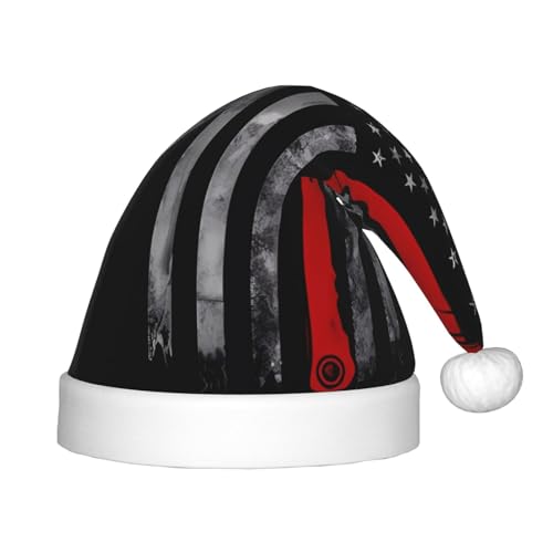 ZhRiYan Feuerwehrmann Axt Red Line Flagge Klassische Weihnachtsmann Xmas Neujahr Party Kopfbedeckung - Warme Urlaubsmütze - Perfekte Kopfschmuck für Weihnachten, Halloween ZhRiYan Feuerwehrmann Axt Red Line Flagge Klassische Weihnachtsmann Xmas Neujahr Party Kopfbedeckung - Warme Urlaubsmütze - Perfekte Kopfschmuck für Weihnachten, Halloween von ZhRiYan