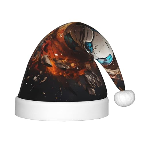 ZhRiYan Firecracker Fußball Classic Santa Xmas New Year Party Kopfbedeckung - Warme Urlaubsmütze - Perfekte Kopfbedeckung für Weihnachten, Halloween ZhRiYan Firecracker Fußball Classic Santa Xmas New Year Party Kopfbedeckung - Warme Urlaubsmütze - Perfekte Kopfbedeckung für Weihnachten, Halloween von ZhRiYan