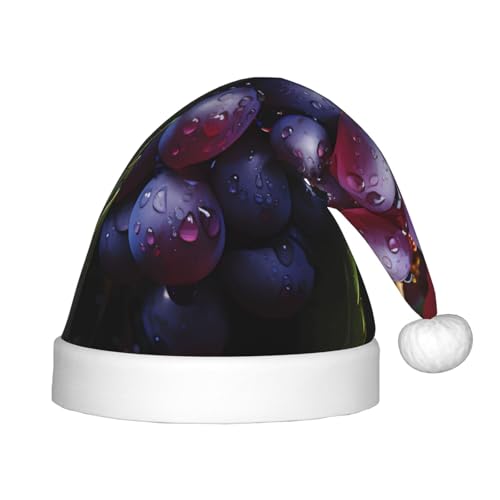ZhRiYan Frische Trauben Klassische Weihnachtsmann-Weihnachtsmann-Weihnachtsmann-Party-Kopfbedeckung – warme Urlaubsmütze – perfekte Kopfbedeckung für Weihnachten, Halloween ZhRiYan Frische Trauben Klassische Weihnachtsmann-Weihnachtsmann-Weihnachtsmann-Party-Kopfbedeckung – warme Urlaubsmütze – perfekte Kopfbedeckung für Weihnachten, Halloween von ZhRiYan