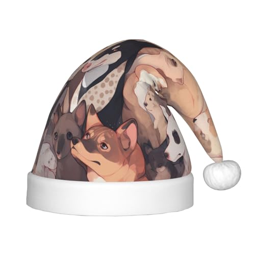 ZhRiYan Hundebilder Klassische Weihnachtsmann-Weihnachtsmann-Weihnachtsmann-Party-Kopfbedeckung – warmer Urlaubshut – perfekte Kopfschmuck für Weihnachten, Halloween ZhRiYan Hundebilder Klassische Weihnachtsmann-Weihnachtsmann-Weihnachtsmann-Party-Kopfbedeckung – warmer Urlaubshut – perfekte Kopfschmuck für Weihnachten, Halloween von ZhRiYan