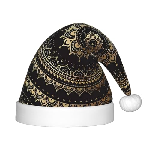 ZhRiYan Kaleidoscope Mandala Classic Santa Xmas New Year Party Headwear - Warm Holiday Hat - Perfect Headpieces for Christmas, Halloween ZhRiYan Kaleidoscope Mandala Classic Santa Xmas New Year Party Headwear - Warm Holiday Hat - Perfect Headpieces for Christmas, Halloween von ZhRiYan