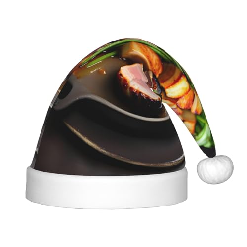 ZhRiYan Köstliches gegrilltes Fleisch, klassische Weihnachtsmann-Weihnachtsmann-Weihnachtsmann-Party, Kopfbedeckung – warmer Urlaubshut – perfekte Kopfbedeckung für Weihnachten, Halloween ZhRiYan Köstliches gegrilltes Fleisch, klassische Weihnachtsmann-Weihnachtsmann-Weihnachtsmann-Party, Kopfbedeckung – warmer Urlaubshut – perfekte Kopfbedeckung für Weihnachten, Halloween von ZhRiYan