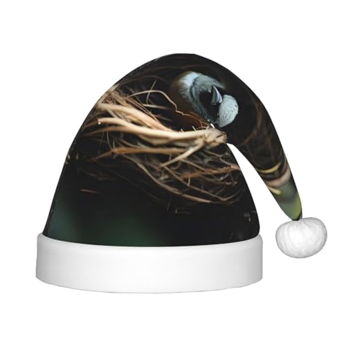ZhRiYan Little Bird Nest Classic Santa Xmas New Year Party Headwear - Warm Holiday Hat - Perfect Headpieces for Christmas, Halloween ZhRiYan Little Bird Nest Classic Santa Xmas New Year Party Headwear - Warm Holiday Hat - Perfect Headpieces for Christmas, Halloween von ZhRiYan