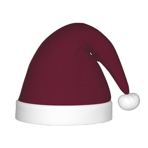 ZhRiYan Pure Wine Red Classic Santa Xmas New Year Party Headwear - Warm Holiday Hat - Perfect Headpieces for Christmas, Halloween ZhRiYan Pure Wine Red Classic Santa Xmas New Year Party Headwear - Warm Holiday Hat - Perfect Headpieces for Christmas, Halloween von ZhRiYan