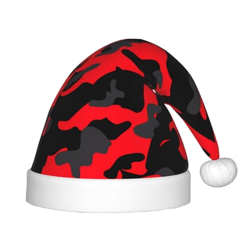 ZhRiYan Red Camo Classic Santa Xmas New Year Party Headwear - Warm Holiday Hat - Perfect Headpieces for Christmas, Halloween ZhRiYan Red Camo Classic Santa Xmas New Year Party Headwear - Warm Holiday Hat - Perfect Headpieces for Christmas, Halloween von ZhRiYan