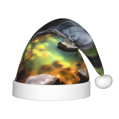 ZhRiYan Wasserfall-Ansichten Klassische Weihnachtsmann-Weihnachtsmann-Weihnachtsmann-Party-Kopfbedeckung – warme Urlaubsmütze – perfekte Kopfbedeckung für Weihnachten, Halloween ZhRiYan Wasserfall-Ansichten Klassische Weihnachtsmann-Weihnachtsmann-Weihnachtsmann-Party-Kopfbedeckung – warme Urlaubsmütze – perfekte Kopfbedeckung für Weihnachten, Halloween von ZhRiYan