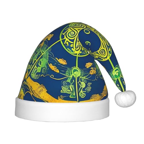 ZhRiYan Yin Yang Totem Classic Santa Xmas New Year Party Headwear - Warm Holiday Hat - Perfect Headpieces for Christmas, Halloween ZhRiYan Yin Yang Totem Classic Santa Xmas New Year Party Headwear - Warm Holiday Hat - Perfect Headpieces for Christmas, Halloween von ZhRiYan