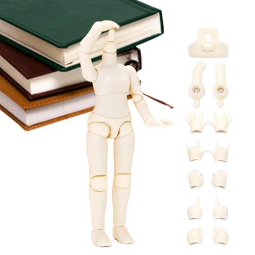 Zhadyu Bewegliche Gelenkpuppe, Mehrfach Gelenkige Puppenfigur, Flexible Mehrpositionen Sammlungsdekoration Für Schreibtisch Und Zhadyu Bewegliche Gelenkpuppe, Mehrfach Gelenkige Puppenfigur, Flexible Mehrpositionen Sammlungsdekoration Für Schreibtisch Und von Zhadyu