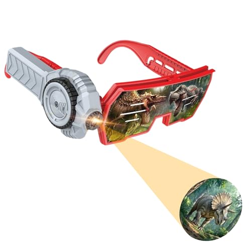 Zhadyu Brille für Kinder, coole Sachen für Kinder, Brille mit klaren lebhaften Mustern, 20 technische Vision Themen sicheres Flip-up-Modul & Anti-Slip-Verstellrahmen für Jungenfamilienparty Geburtstag von Zhadyu