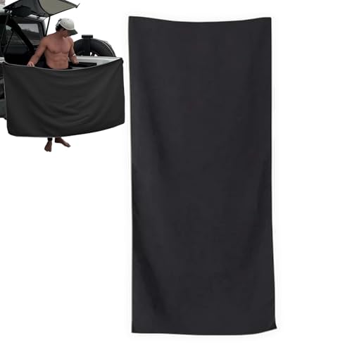 Zhadyu Magnetisches Badetuch Für Den Außenbereich, Magnethandtuch, Leichtes Strandtücher Übergroße Mit Magnetverschluss Für Schwimmen Pool Camping, Yoga(76x190cm) von Zhadyu