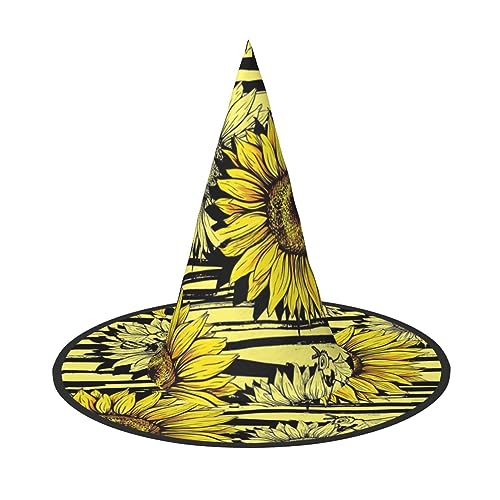 ZhanMg Bienen Sunflowe Halloween Party Hüte - Hexenhut Kostüm Zubehör Festliche Maskerade & Cosplay Verkleiden Faltbar ZhanMg Bienen Sunflowe Halloween Party Hüte - Hexenhut Kostüm Zubehör Festliche Maskerade & Cosplay Verkleiden Faltbar von ZhanMg