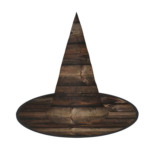 ZhanMg Braune hölzerne Halloween-Partyhüte - Hexenhut Kostümzubehör Festliche Maskerade & Cosplay Verkleiden Faltbar ZhanMg Braune hölzerne Halloween-Partyhüte - Hexenhut Kostümzubehör Festliche Maskerade & Cosplay Verkleiden Faltbar von ZhanMg