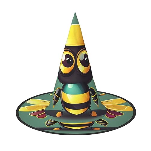 ZhanMg Cartoon Bee Halloween Party Hüte - Hexenhut Kostüm Zubehör Festliche Maskerade & Cosplay Verkleiden Faltbar ZhanMg Cartoon Bee Halloween Party Hüte - Hexenhut Kostüm Zubehör Festliche Maskerade & Cosplay Verkleiden Faltbar von ZhanMg