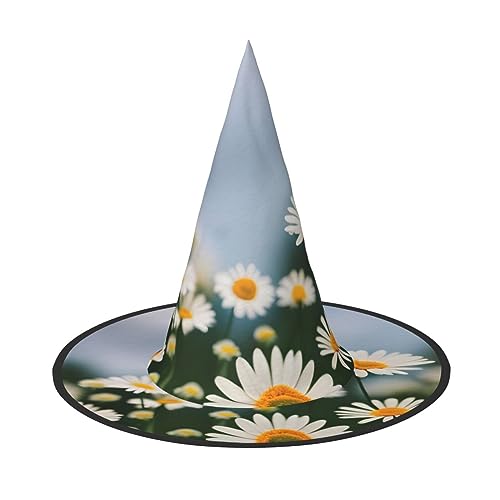 ZhanMg Gänseblümchen Blumen Halloween Party Hüte - Hexenhut Kostüm Zubehör Festliche Maskerade & Cosplay Verkleiden Faltbar ZhanMg Gänseblümchen Blumen Halloween Party Hüte - Hexenhut Kostüm Zubehör Festliche Maskerade & Cosplay Verkleiden Faltbar von ZhanMg