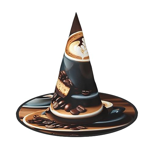 ZhanMg Köstliche Kaffee Halloween Party Hüte - Hexenhut Kostüm Zubehör Festliche Maskerade & Cosplay Verkleiden Faltbar ZhanMg Köstliche Kaffee Halloween Party Hüte - Hexenhut Kostüm Zubehör Festliche Maskerade & Cosplay Verkleiden Faltbar von ZhanMg