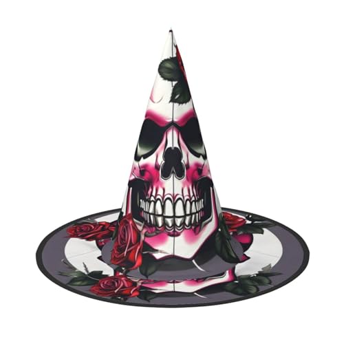 ZhanMg Rose Skull Halloween Party Hüte - Hexenhut Kostüm Zubehör Festliche Maskerade & Cosplay Verkleiden Faltbar ZhanMg Rose Skull Halloween Party Hüte - Hexenhut Kostüm Zubehör Festliche Maskerade & Cosplay Verkleiden Faltbar von ZhanMg