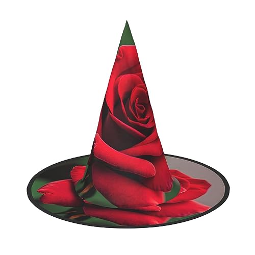 ZhanMg Rote Rose Blume 1 Halloween Party Hüte - Hexenhut Kostüm Zubehör Festliche Maskerade & Cosplay Verkleiden Faltbar ZhanMg Rote Rose Blume 1 Halloween Party Hüte - Hexenhut Kostüm Zubehör Festliche Maskerade & Cosplay Verkleiden Faltbar von ZhanMg