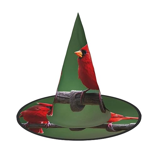 ZhanMg Rote Vögel Halloween Party Hüte - Hexenhut Kostüm Zubehör Festliche Maskerade & Cosplay Verkleiden Faltbar ZhanMg Rote Vögel Halloween Party Hüte - Hexenhut Kostüm Zubehör Festliche Maskerade & Cosplay Verkleiden Faltbar von ZhanMg