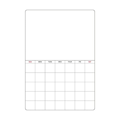 Zhangpu Magnetischer Kühlschrank Kalender, Trockenlöschen Whiteboard Planer, Magnetisches Notepad für Kühlschrank Zhangpu Magnetischer Kühlschrank Kalender, Trockenlöschen Whiteboard Planer, Magnetisches Notepad für Kühlschrank von Zhangpu