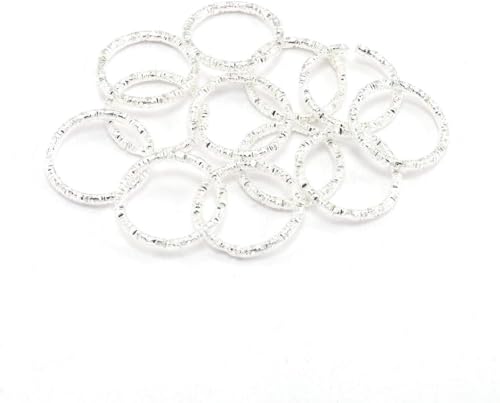 50 Stück 20 mm runde silberfarbene Biegeringe gedrehte offene Spaltringe Sprungverbinder für Schmuckherstellung, Fundstücke, Zubehör, DIY 50 Stück 20 mm runde silberfarbene Biegeringe gedrehte offene Spaltringe Sprungverbinder für Schmuckherstellung, Fundstücke, Zubehör, DIY von ZhangyiHot